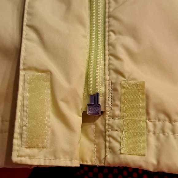 Columbia girls size 14/16 spring or fall jacket bright yellow & black - Picture 7 of 9